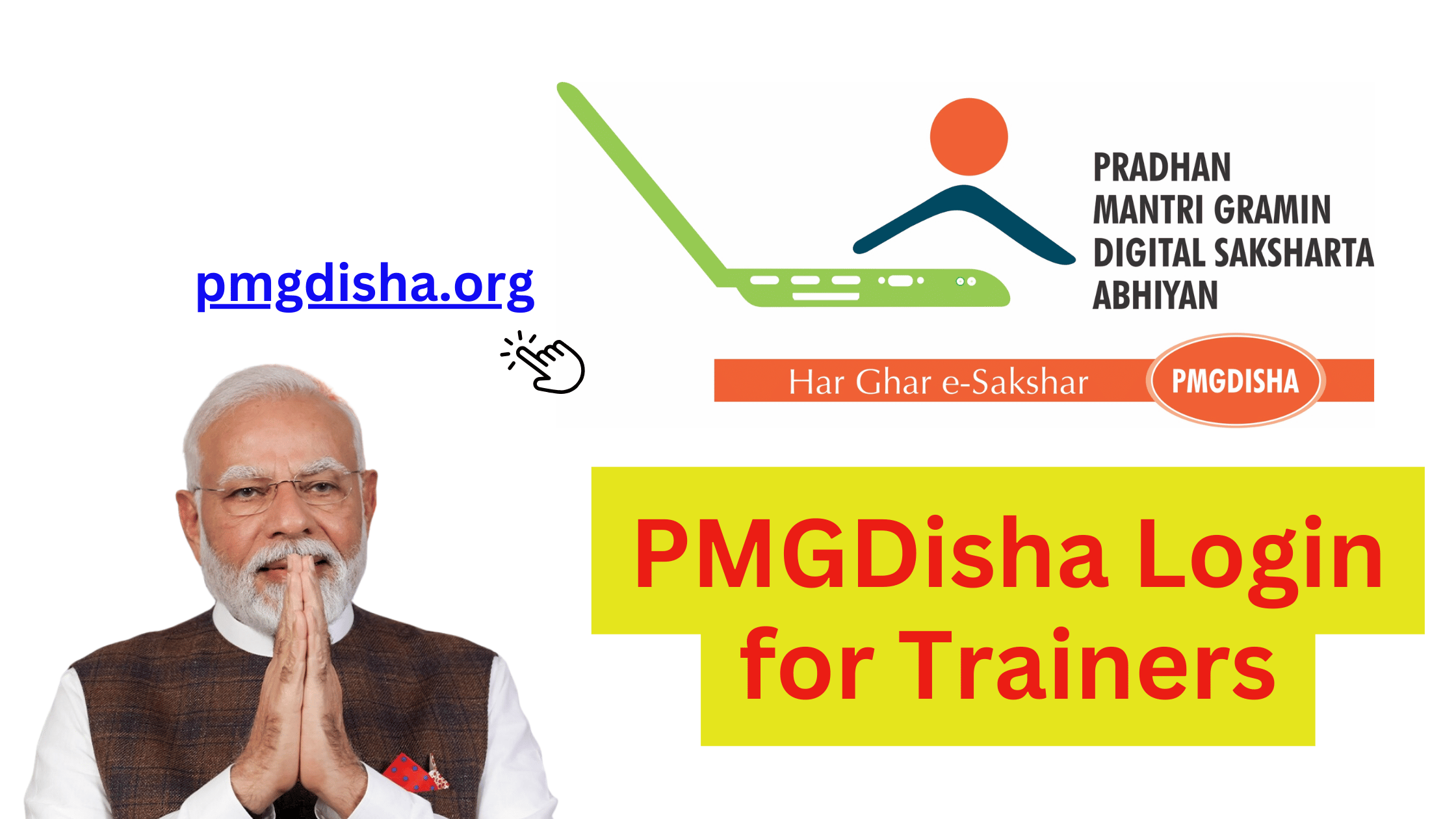 PMGDisha Login for Trainers