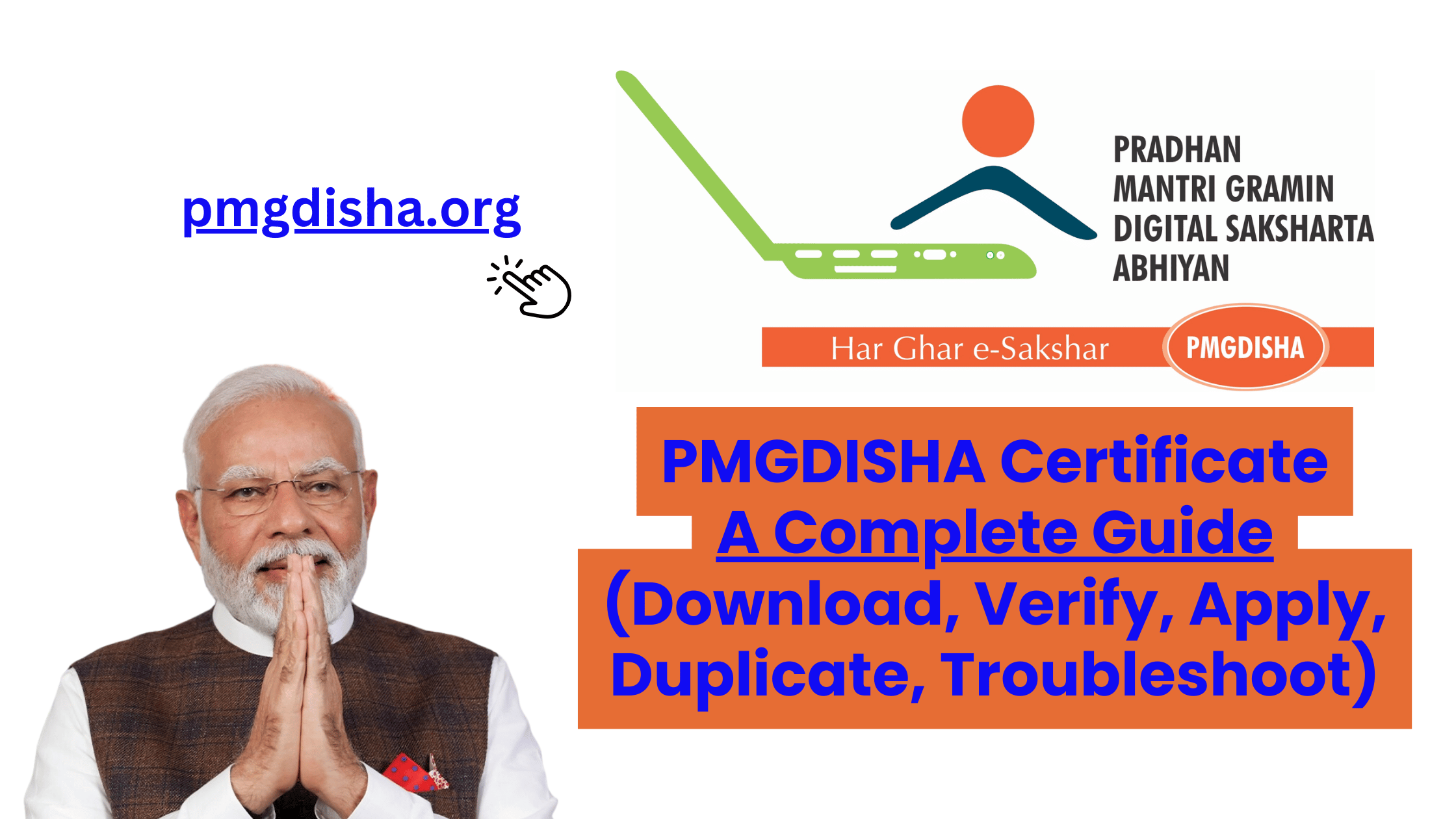 PMGDISHA Certificate